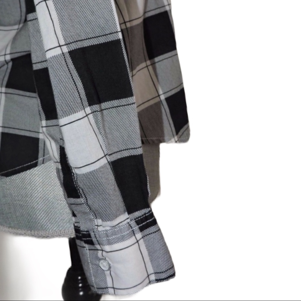 Foxcroft Button Down Shirt Buffalo Check Plaid 2P - Picture 4 of 6